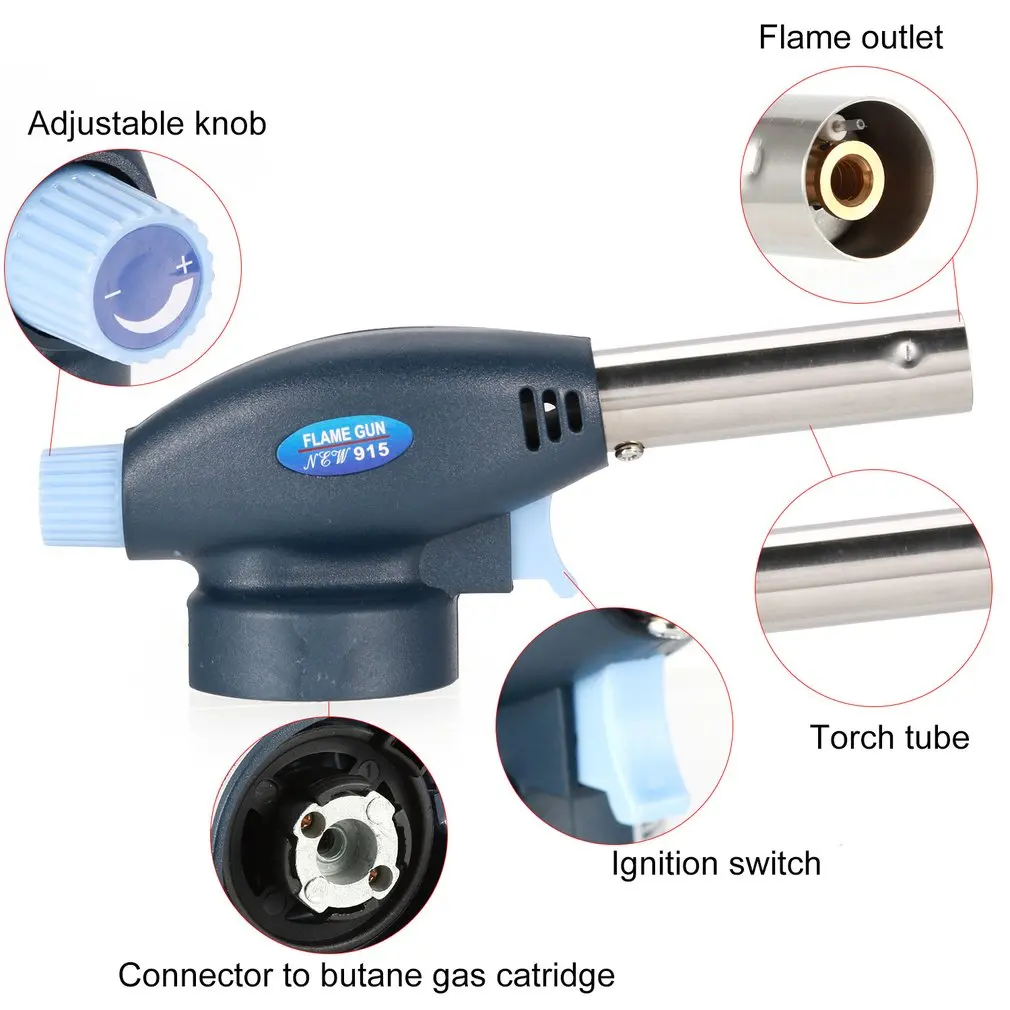 Газовый фонарь Бутановая горелка Автоматический нагрев зажигание пламя