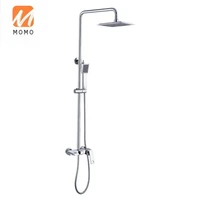 shower faucets modern style waterfall hand shower set bathroom rain bathtub hot and cold shower faucet