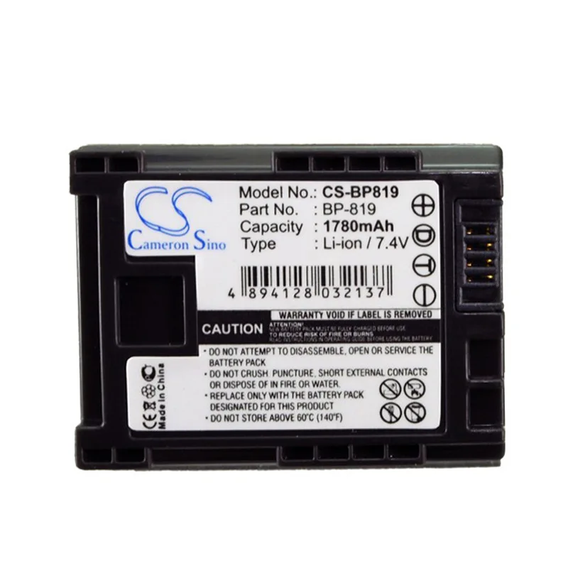 CameronSino для CANON FS10 флэш память видеокамера VIXIA HFS30 Vixia HG20 HG21 XA10 XA20 XA25 батарея|Цифровые