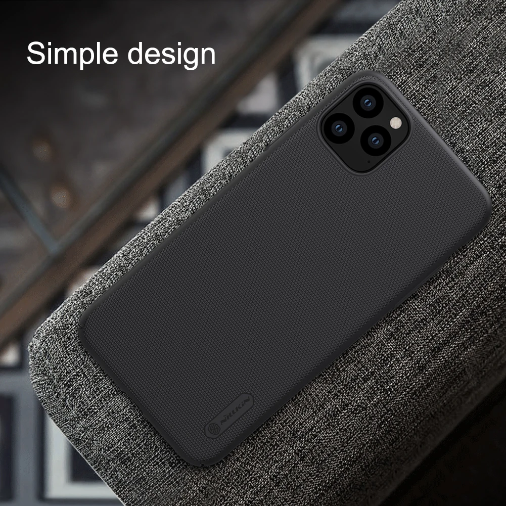 Для iPhone 11 Pro Max X Xr Xs 8 7 чехол-накладка Nillkin Матовый Щит Жесткий чехол-накладка для iPhone 8 7 6S 6 Plus 5S SE