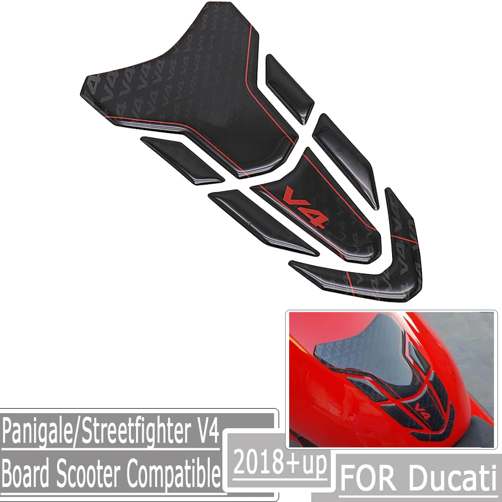 

Новинка для Ducati Panigale V4 Panigale V4 Special 2018-2021 мотоциклетные наклейки полимерный гель 3D боковая ножка совместим с скутером