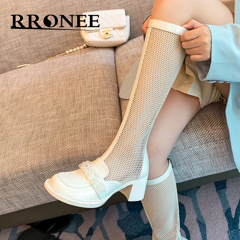 

Новинка 2021, крутые сапоги, модные женские сапоги с круглым носком, сапоги из лакированной кожи на толстом каблуке