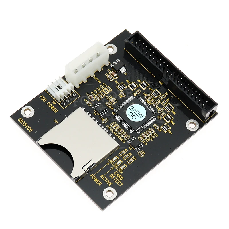 Адаптер SD для IDE 3 5 дюйма 40pin мужской жесткий диск адаптер карты конвертер |