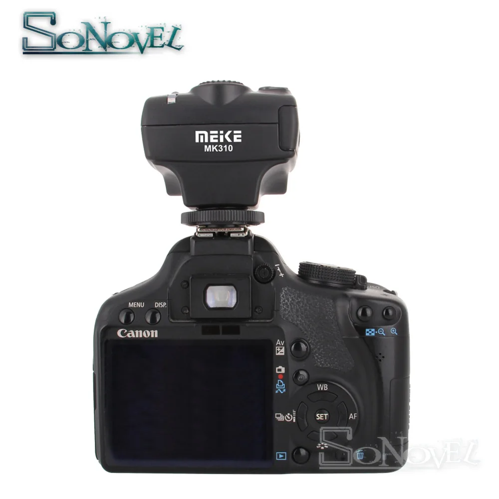 Meike MK 310 MK310 ЖК дисплей i TTL синхроконтакта разъем для внешней вспышки типа GN30