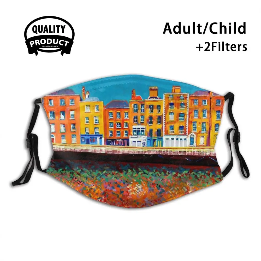 

Маска для лица Ormond Dock Lower, Дублин, Ирландия (2016), моющаяся, с фильтром, летняя, Лидер продаж, маски для рта, ирландский ландшафт, ирландский