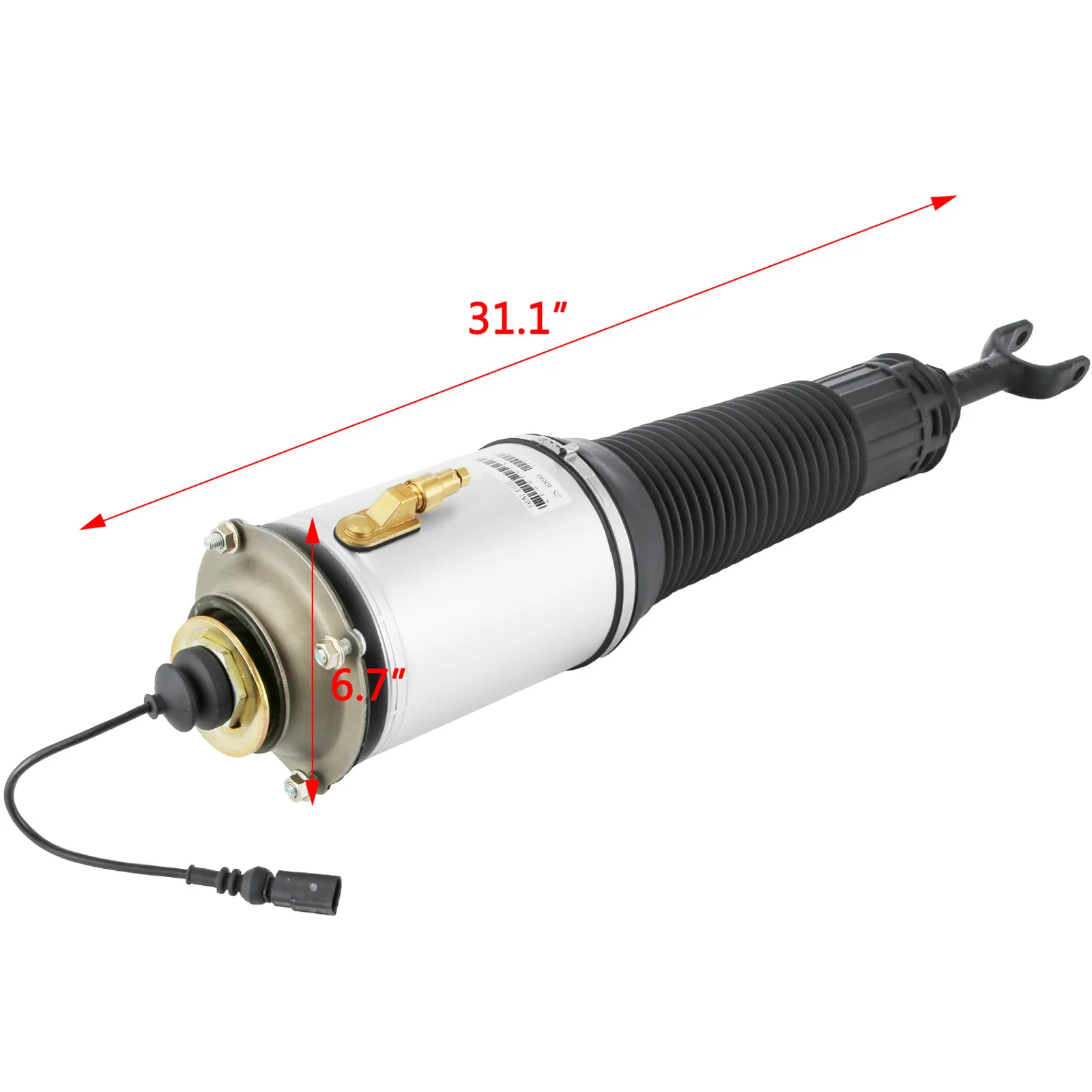 

VEVOR Front Right Air Suspension Shock Strut High-Strength Metal for Audi A8 Quattro 2004-2010 D3 4E 4E