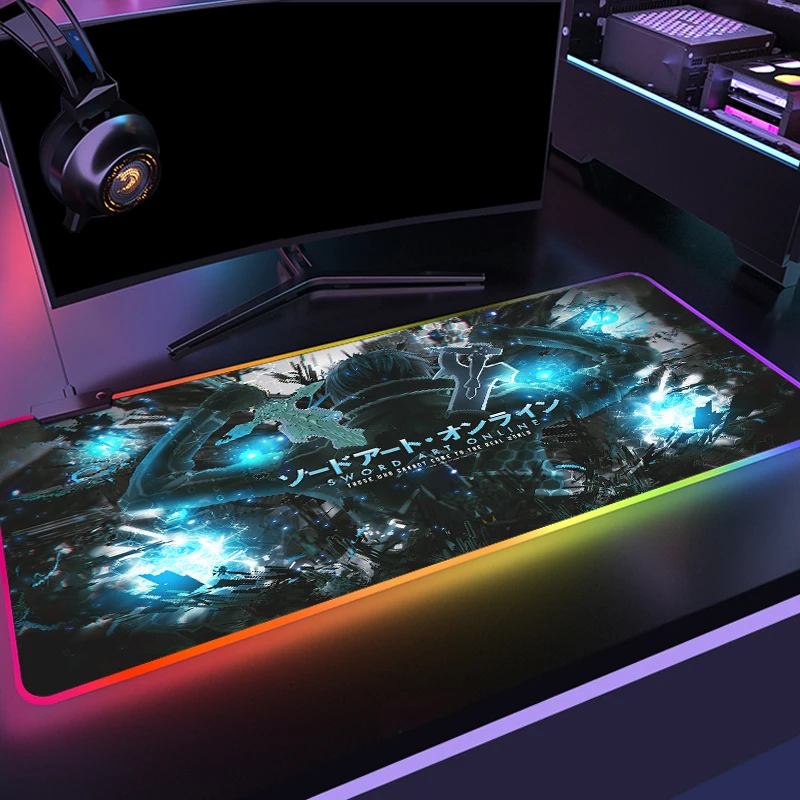 Обувь для вечеринки в Стиле косплей Sword Art Online Аниме Gaming Keyboard RGB геймер большой
