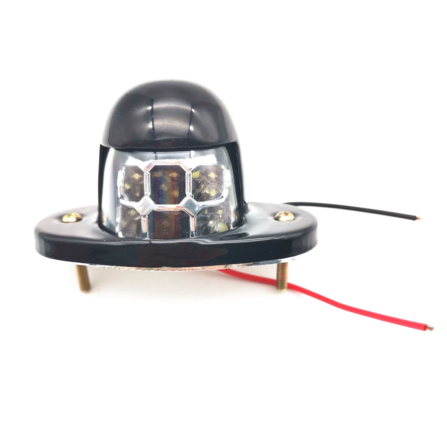

2 Pcs White 6LED Car Vehicle License Plate Light Truck Bed Courtesy Lamp 12V