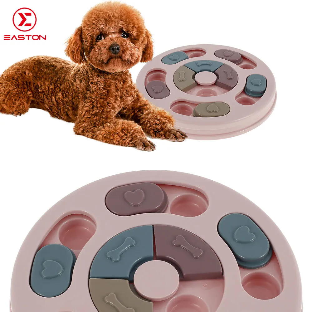 

Dog Puzzle Toys Interactive Slow Dispensing Feeding Dog Bowl Pet Dog Training Games Feeder For Small Medium Dog Puppy