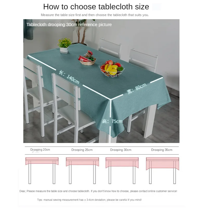 

Dinning Table Decoration Anti-scalding Home Table Cloth Modern Simple Pure Color Cotton Linen Cloth Art Rectangular Table Mat