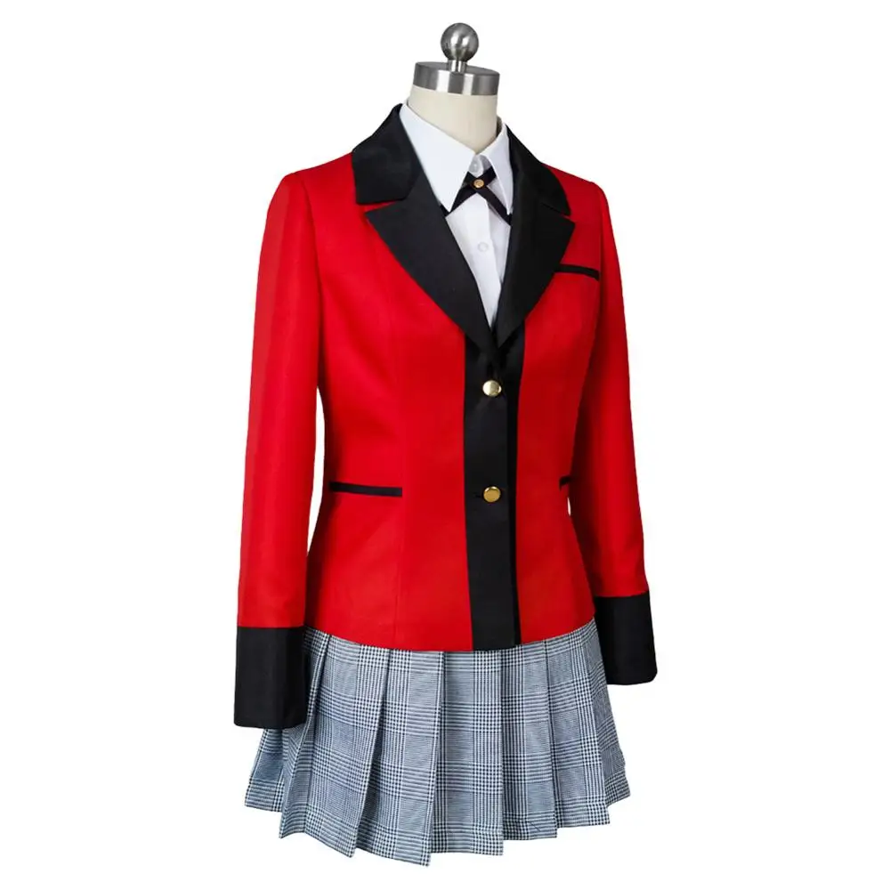 Аниме Kakegurui Yumeko Jabami косплей костюм японская средняя школа Униформа Хэллоуин