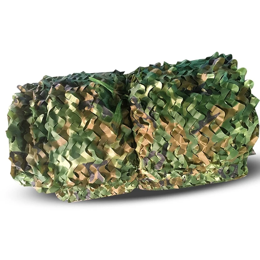 1.5X4M Camouflage Net Multiple Colors Available Oxford Cloth 2 Layer Sun Shade Camo Netting Outdoor Camping Hunting Decoration | Спорт и