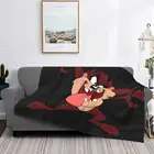 Одеяло Taz Devil 270, покрывало для кровати, клетчатое покрывало для пикника, 150 искусственное одеяло