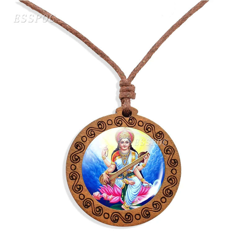 ЭТНИЧЕСКАЯ подвеска деревянное ожерелье индийские свадебные украшения