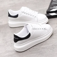 new 2021 luxury mcqueen shoes for women brand design alexander white chunky sneakers female vulcanize sport shoe plus size 34 44