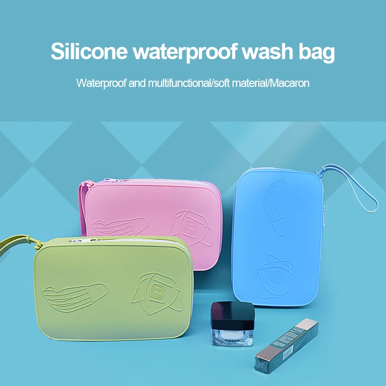 Портативный косметический Чехол косметичка для путешествий силиконовый чехол