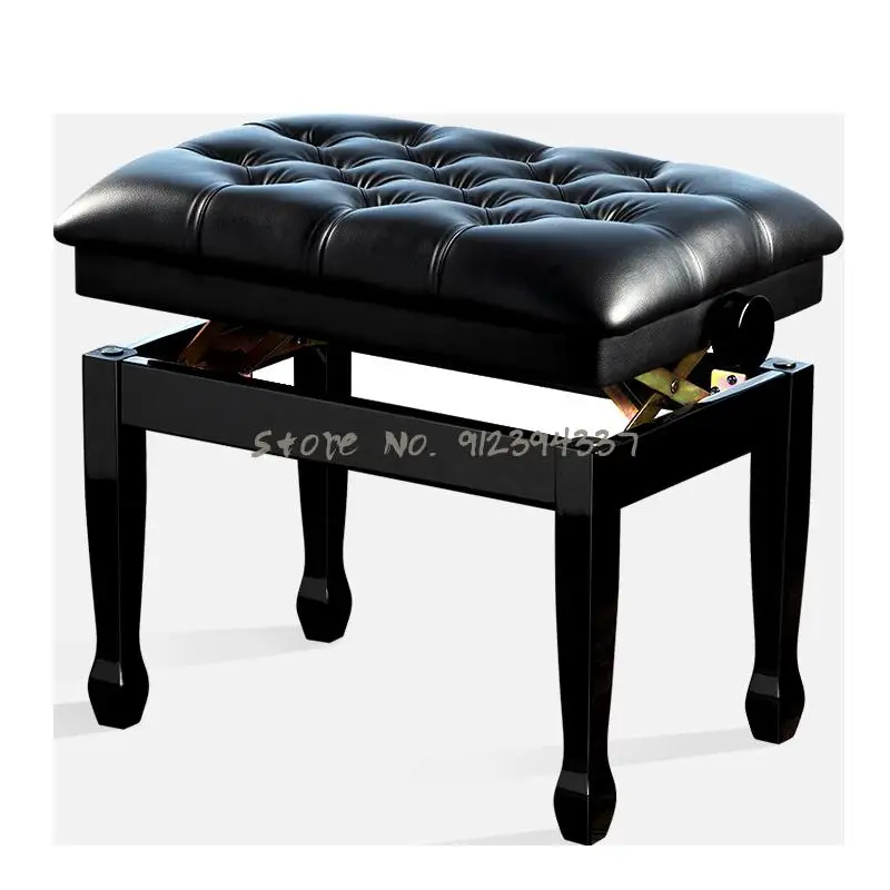 New Imported Solid Wood Leather Piano With High-end Stool Lifting And Stool. | Stools & Ottomans