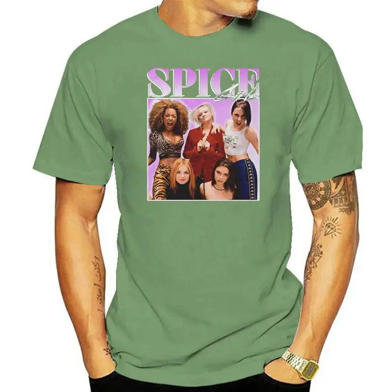 

Spice Girls 90s Vintage Unisex Black Tshirt men t shirt