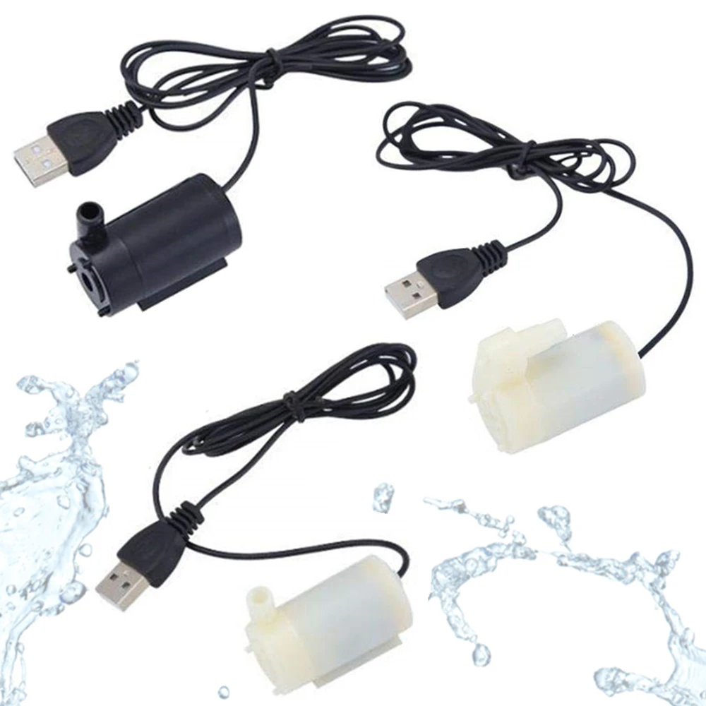 

DC 5V USB A Basso Rumore del Motore Brushless Pump120L/H Mini Micro Pompa Ad Acqua Sommergibile Per Kit Fai Da Te