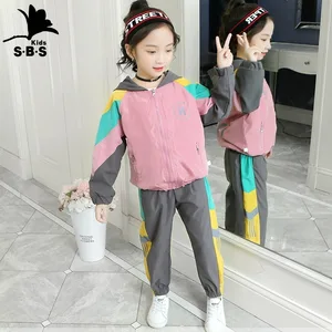 Children's Clothing 2021 Spring and Autumn Kids Sport Suits  Fashionable  Children's Casual Jacket and Pants Two-piece Suit