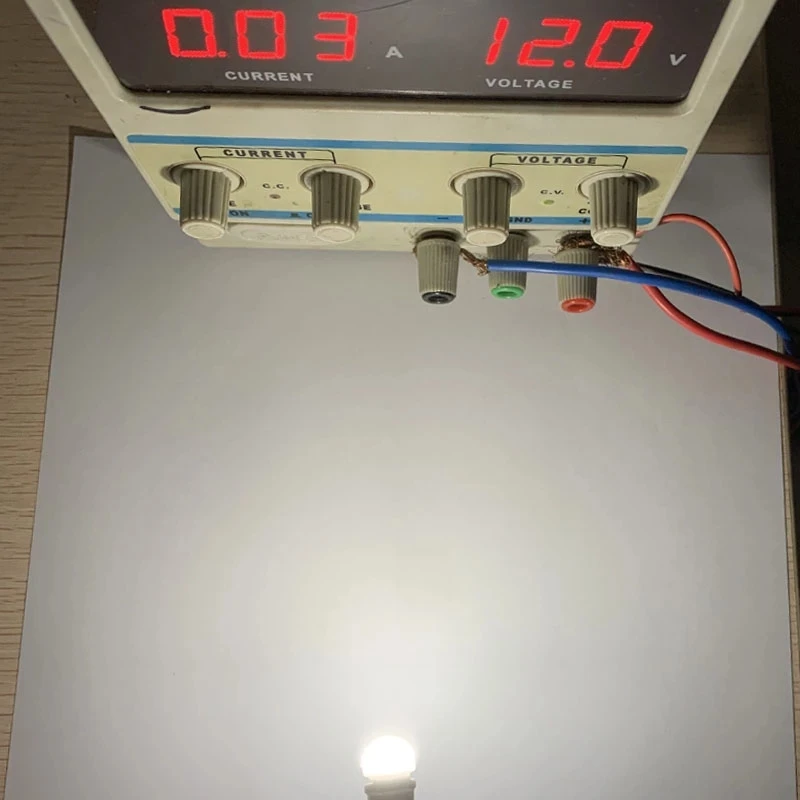 100 шт. светодиодные T10 керамические противотуманные линзы 3 SMD 2835 30MA w5w 194 168 23 мм