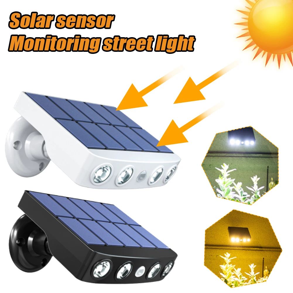 

Solar Lights Outdoor Motion Sensor Wall Light with 3 Modes IP65 Waterproof Pathway Light for Garden Corridor Yard faretto imperm