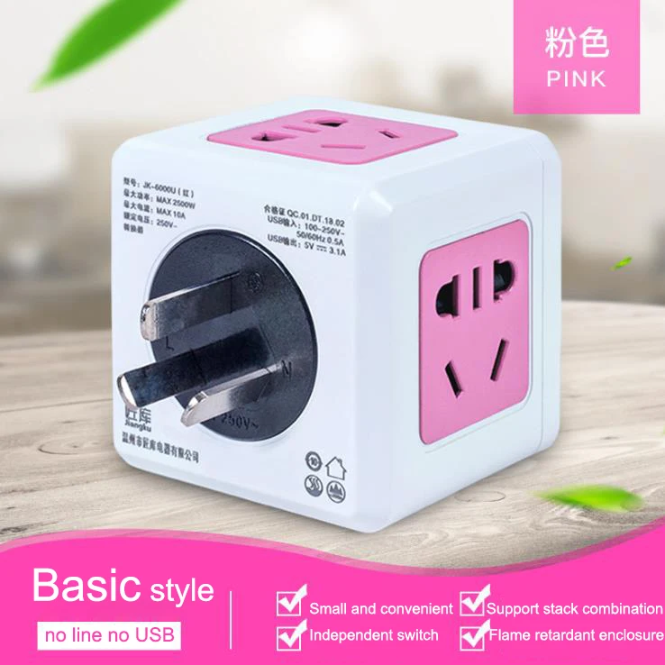 Умный дом мощность кубик Рубик розетка розетки USB Порты адаптер удлинитель