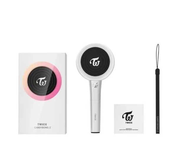

KPOP TWICE official light CANDY BONG Z TWICE Ver.2 with Bluetooth CANDY BONG Z Light Stick Concerts Album Glow Lamp Lightstick