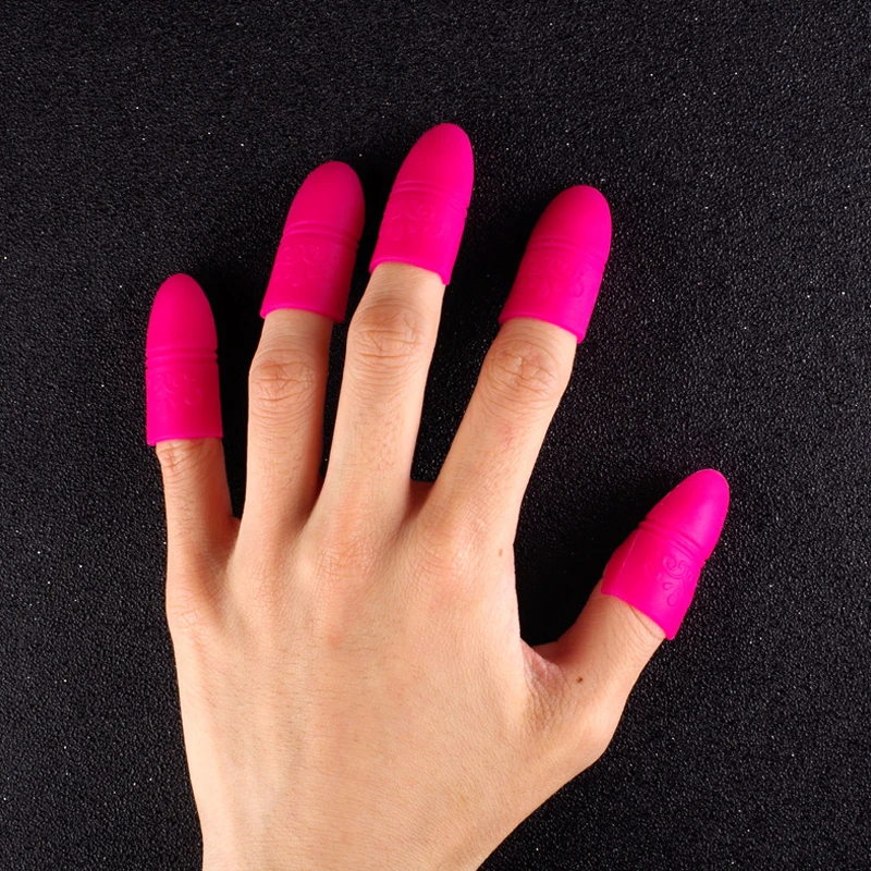 1 шт. инструмент для снятия лака ногтей Силиконовый эластичный зажим замачивания