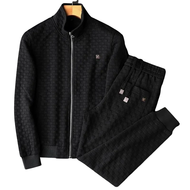 Новый роскошный воротник белый спортивный костюм для отдыха мужской тонкий