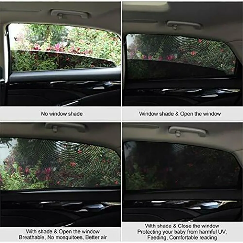 

Window Car Curtains Accessories Curtain Fits All Cars Foldable Sun Shade