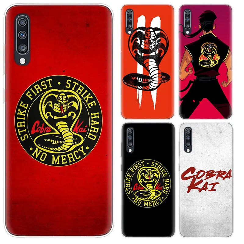 

Cobra Kai Snake Case For Samsung Galaxy A50 A51 A70 A71 A41 A31 A21 A11 A30 A40 A20 A10 A10E A20E Transparent Cover Coque