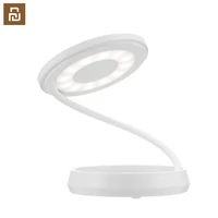 xiaomi mijia smart remote control reading lamp charging plug in dual purpose portable round folding lamp bedside night light