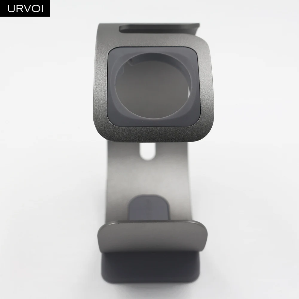 Держатель URVOI для Apple Watch series 5 4 3 2 1 простая круглая подставка iWatch держатель из