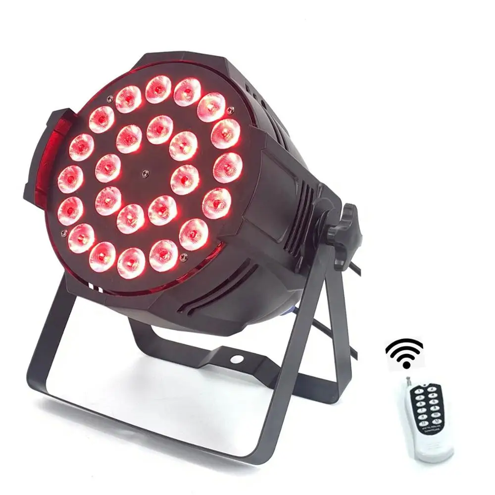 Беспроводное управление 100 м с dj светильник RGBWA 5 в 1 24x15 Вт Par LED DJ оборудование