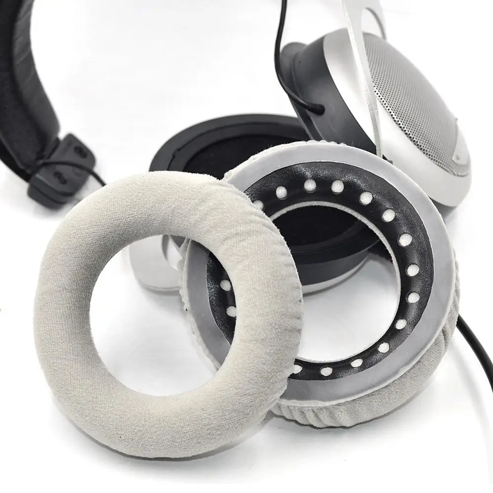 Мягкие протеиновые бархатные поролоновые амбушюры для наушников Beyerdynamic DT440 DT660