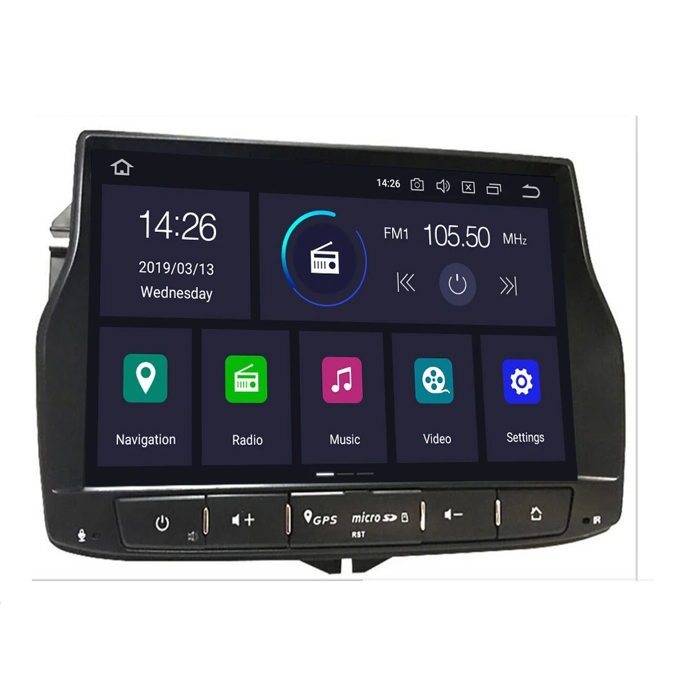 DSP IPS Android 10 4G 64G Автомобильный GPS радиоприемник для Lada Vesta 2015 2019 стерео навигация