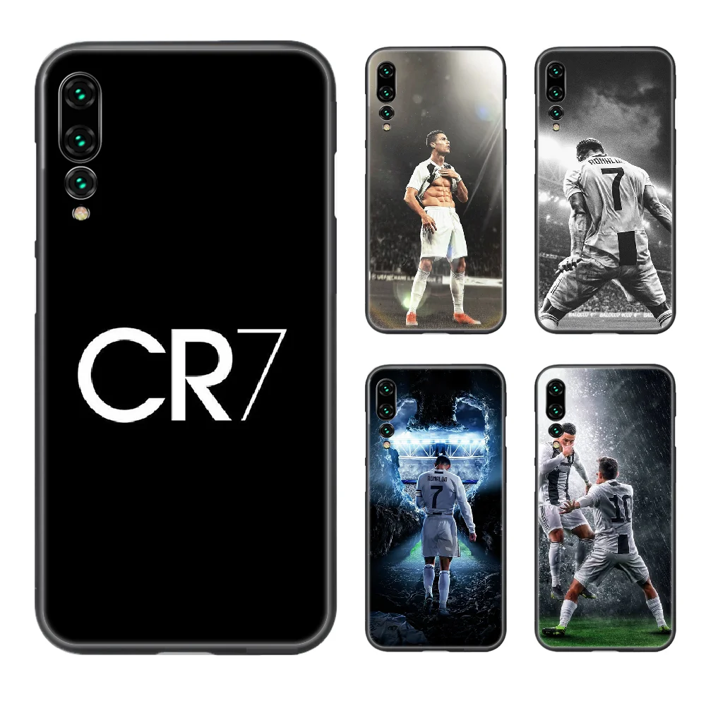 Чехол для телефона CR7 Ronaldo soccer с корпусом корпуса Huawei P8 P9 P10 P20 P30 P40 Lite Pro Plus smart Z 2019