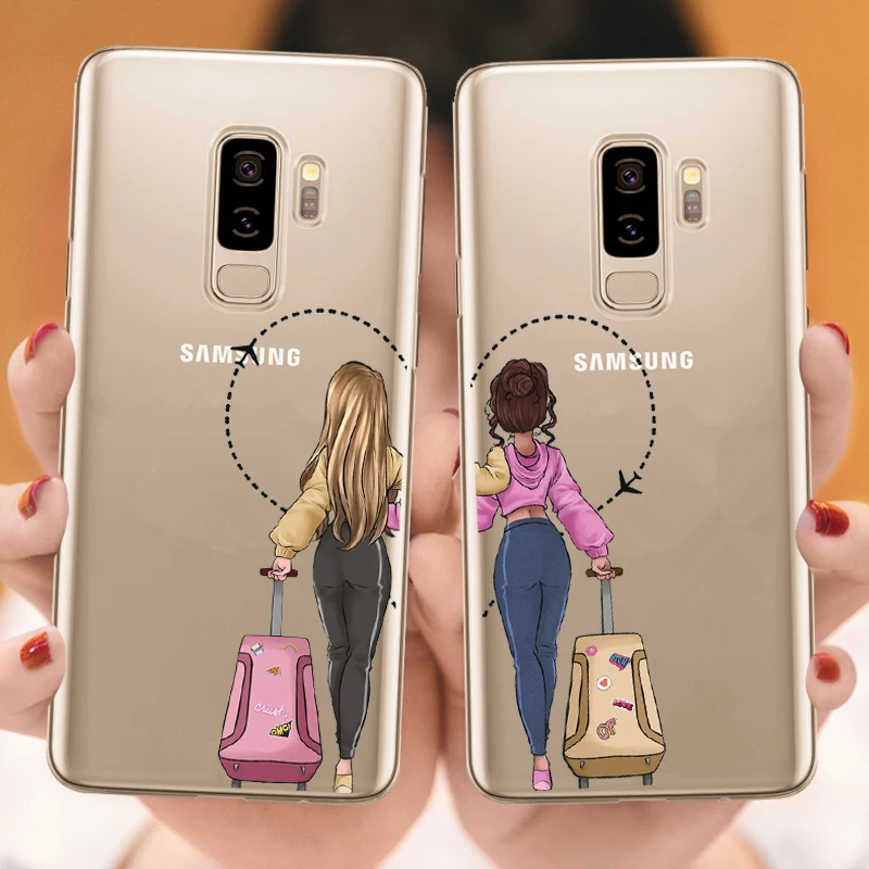 Силиконовый чехол для Samsung Galaxy S6 S7 Edge S8 S9 S10 Plus Note 9 Lite|Бамперы| |