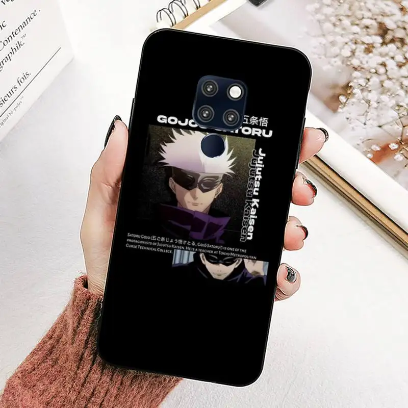 

Japan Anime Jujutsu Kaisen Gojo Satoru Phone Case for Huawei Mate 20 10 9 40 30 lite pro X Nova 2 3i 7se