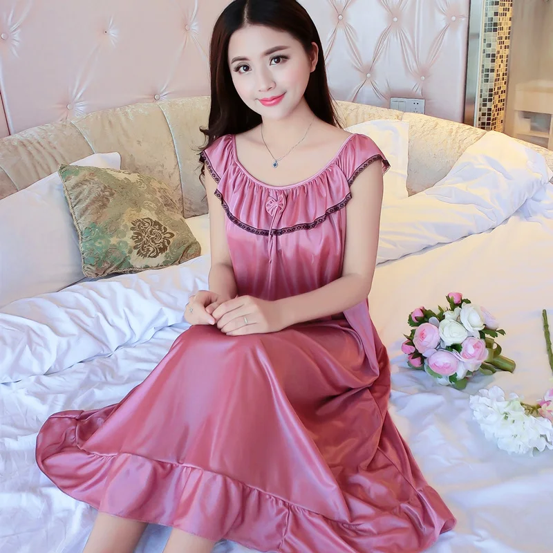 Bridesmaid Silk Robe Wedding Bride Women Sleepwear Nightwear Embroidery Nighties For Nightgown Bridal Dress Night | Женская одежда