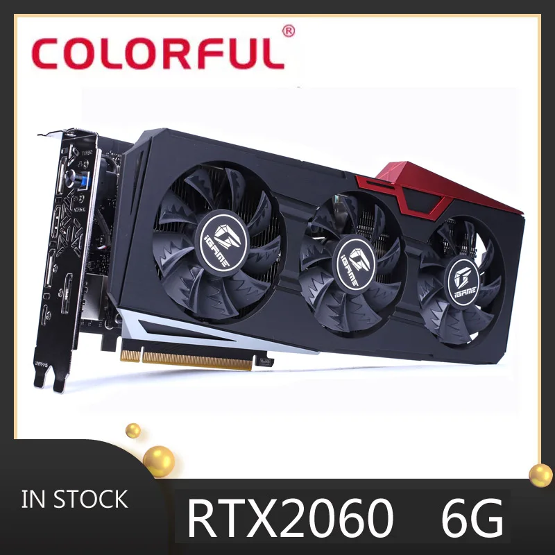 

Color gigabyte RTX 2060 6g 192bit gddr6 500w nvidia geforce video card plate graphics CARDS on the rx580 1070 gpu 1660 2070s