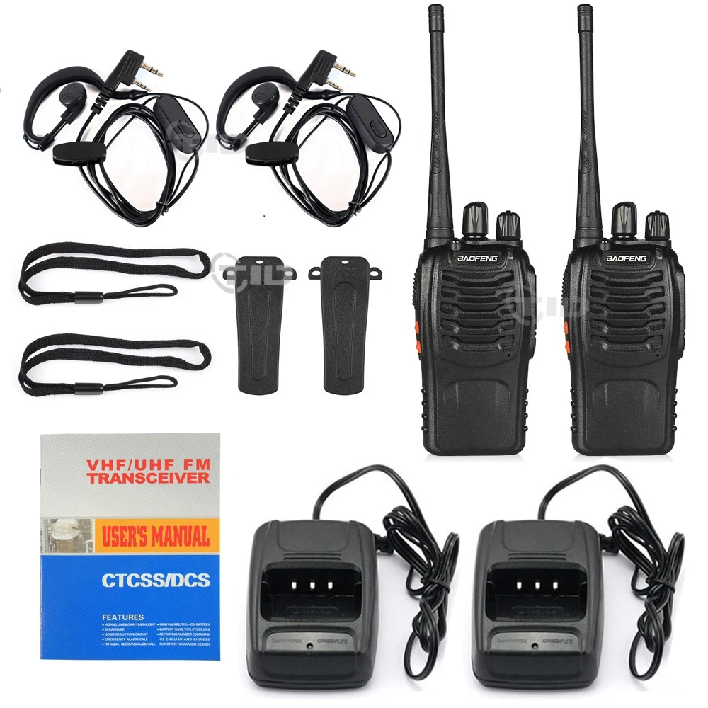 2 шт. рация BaoFeng BF 888S UHF400 470MHz 16CH двухстороннее радио baofeng bf888s трансивер рации