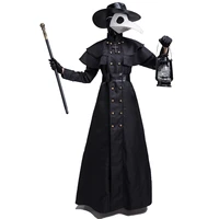 halloween plague doctor cosplay medieval steampunk costumes plague doctor uniforms punk gothic dress cloak outfit for adult