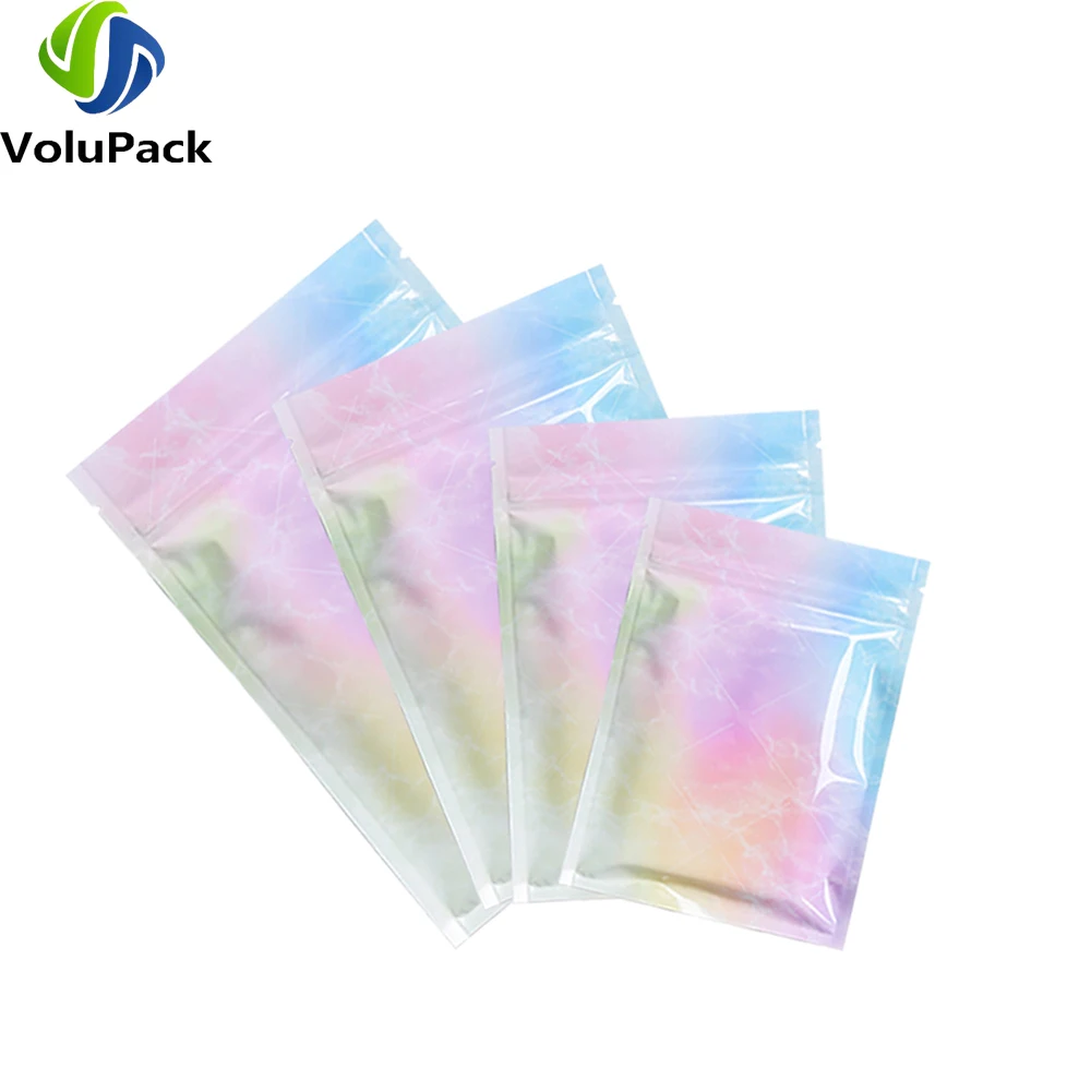

Высококачественные непромокаемые мешочки Ziplock, цветные мешочки с прорезями, экологичные металлические майларовые сумки для хранения, сумк...