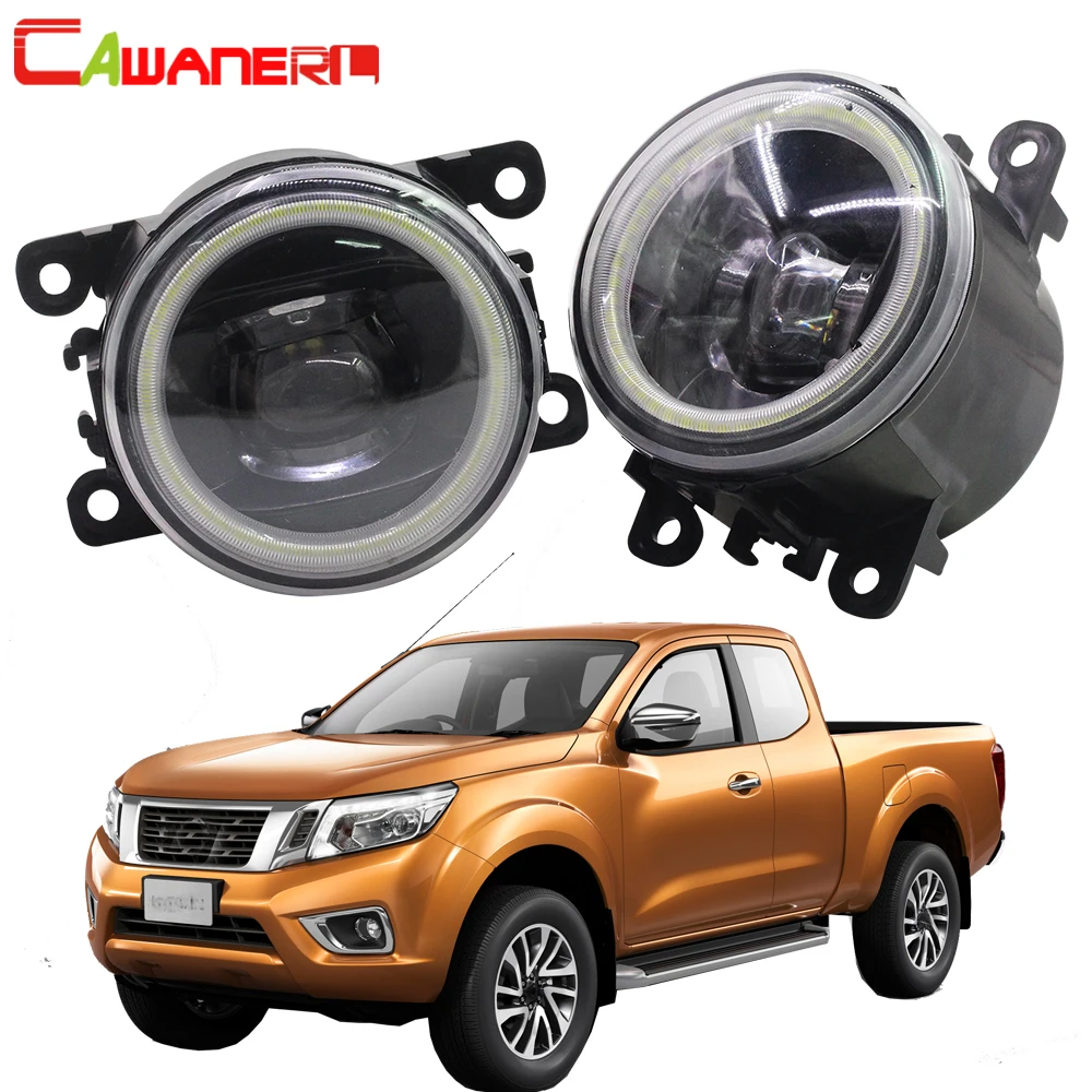 Cawanerl Car LED Fog Light Angel Eye Daytime Running For Nissan Navara D40 Pickup 2005 2006 2007 2008 2009 2010 2011 2012 | Автомобили и