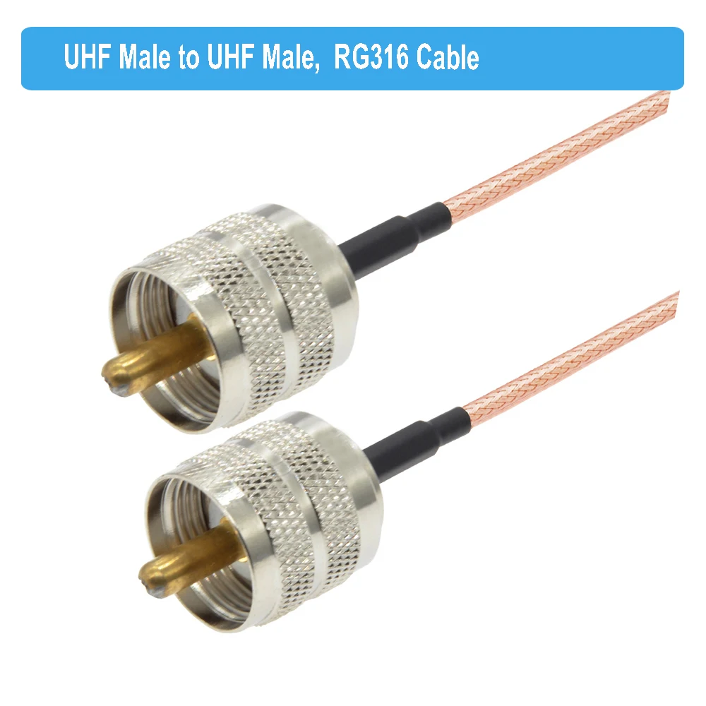 Коаксиальная удлинительная антенна UHF разъем SO239 RG316 радиочастотная удлинитель