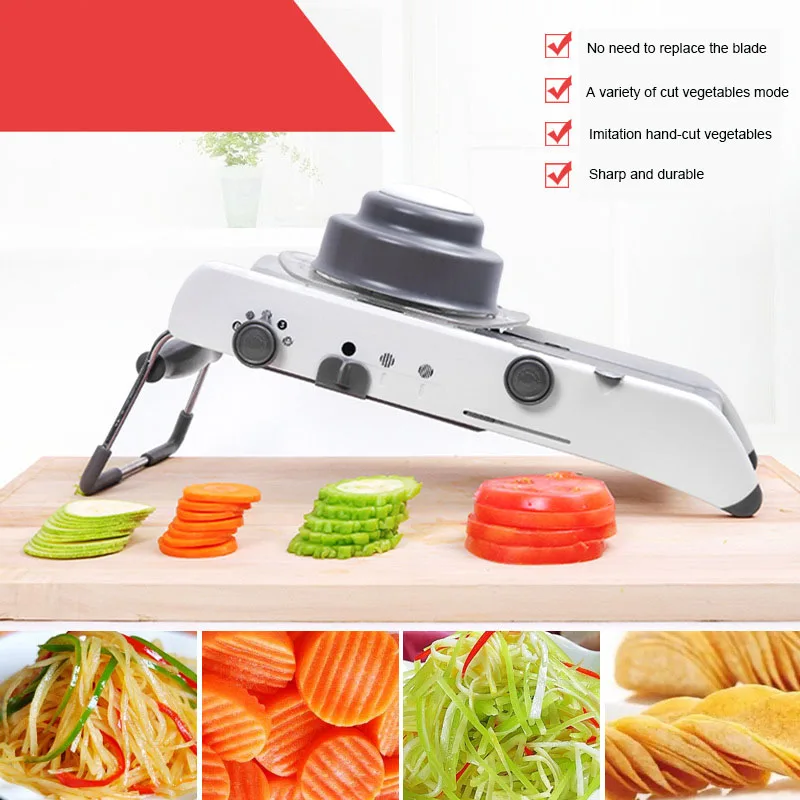 

Vegetable Fruit Cutter Slicer Manual Mandoline Grater Peeler Stainless Steel For Kitchen Convenience Supplies Accessories Tools