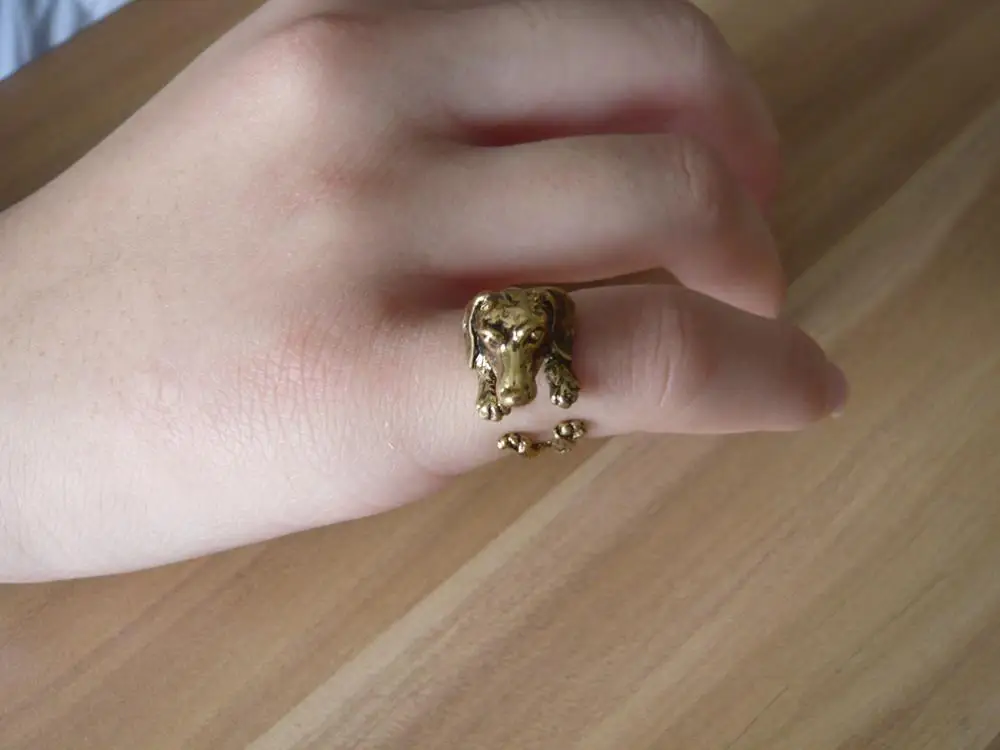3 pcs/set dog ring fashion 3D animal size can be adjusted colors different changed every day good luck | Украшения и аксессуары