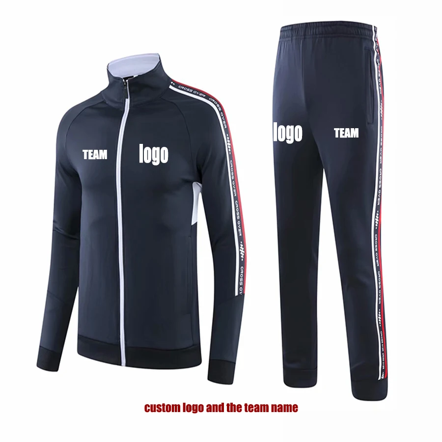 Новинка 2019 мужские спортивные тренировочные костюмы футбол бег зимняя одежда